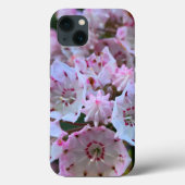 Roze en witte bergLaurel Flowers Case-Mate iPhone Case (Achterkant)