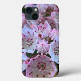 Roze en witte bergLaurel Flowers Case-Mate iPhone Case