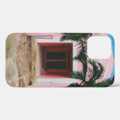 Roze en witte betonnen stal nabij groene bomen en Case-Mate iPhone case (Achterkant (horizontaal))
