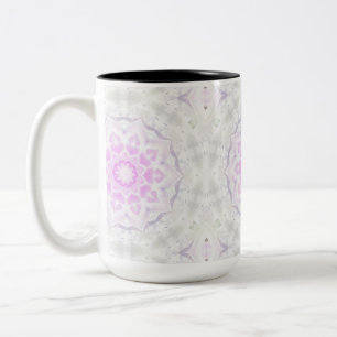 Roze en witte bloedcellen Kaleidoscoop Harten Mok