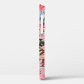 Roze en witte bloemen Case-Mate iPhone case (Achterkant / Links)