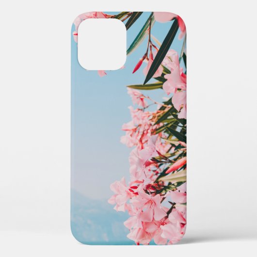 Roze en witte bloemen Case-Mate iPhone case (Achterkant)