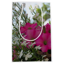 Roze en witte bloemen - Martha's wijngaard Medium Cadeauzakje