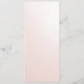 Roze en Witte Bloemen Menu (Achterkant)