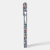 Roze en witte bloemen op donkere achtergrond cover (Achterkant / Links)