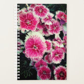 Roze en witte bloemen planner (Voorkant)