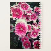 Roze en witte bloemen planner (Achterkant)