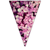 Roze en witte bloemen vlaggetjes (Tweede vlag)