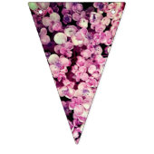 Roze en witte bloemen vlaggetjes (Eerste vlag)