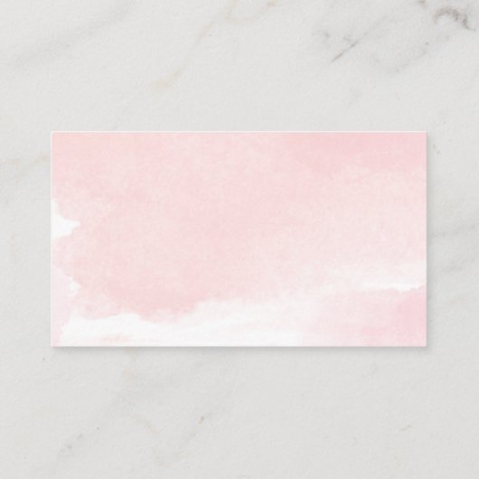 Roze en witte bloemengroen meisje luier loterij informatiekaartje (Achterkant)