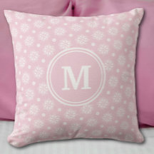 Roze en witte bloemenpatroon