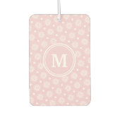 Roze en witte bloemenpatroon luchtverfrisser (Voorkant)