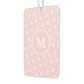 Roze en witte bloemenpatroon luchtverfrisser (Links)