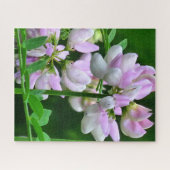 Roze en witte bloemknoppen legpuzzel (Horizontaal)