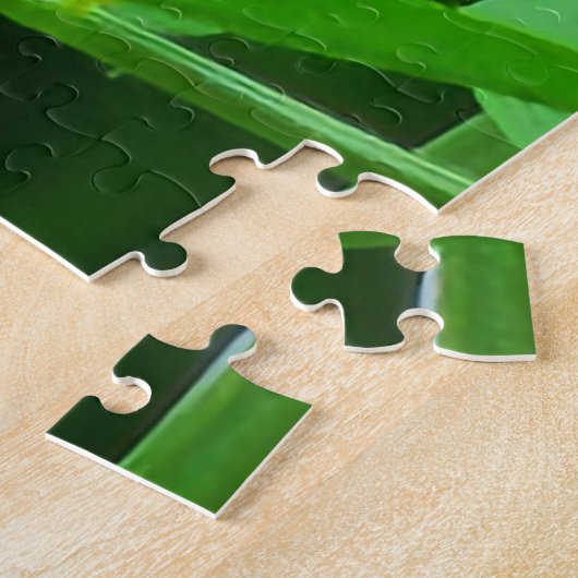 Roze en witte bloemknoppen legpuzzel (Zijkant)