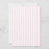 Roze en Witte Boog Uitnodigingen (Achterkant)