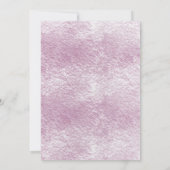 Roze en witte Bouquet Save The Date (Achterkant)