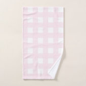 Roze en witte buffels bad handdoek (Handdoek)
