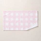 Roze en witte buffels bad handdoek (Handdoek)