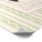  Roze en Witte Camellia Shabby Elegance Poster (Hoek)