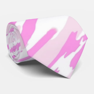 Roze en witte Camouflage Patroon Stropdas
