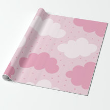 Roze en witte Cartoon Dreamweaver Clouds-patroon g