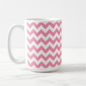 Roze en witte Chevron Proud Homeschool mama Koffiemok (Links)