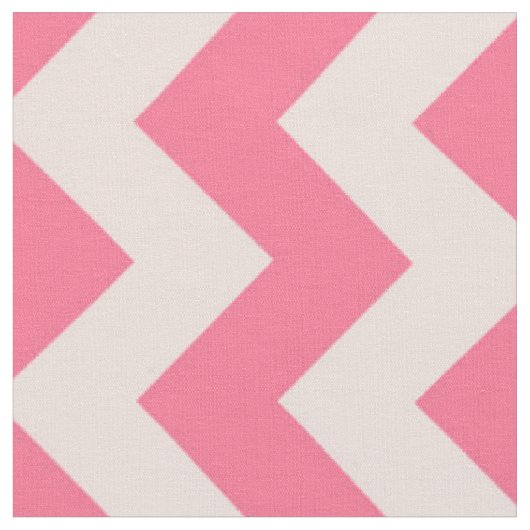 Roze en witte Chevron Stripe verbinding Stof (Close Up)