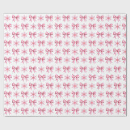 Roze en Witte Cute Cadeaupapierrol Cadeaupapier