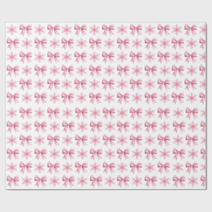 Roze en Witte Cute Cadeaupapierrol Cadeaupapier