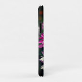 Roze en Witte Dahlia bloem Initialen Case-Mate iPhone Case (Achterkant/rechts)
