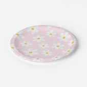 Roze en witte Daisy Bord (Gekanteld)