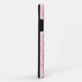 Roze en witte Damask Case-Mate iPhone Case (Achterkant/rechts)