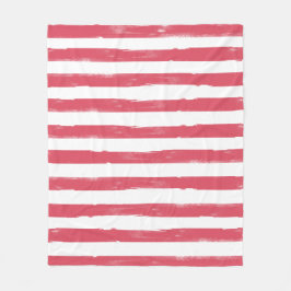 Roze en witte deken van de strook