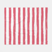 Roze en witte deken van de strook (Voorkant (Horizontaal))