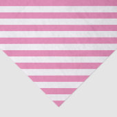 Roze en witte diagonale strepen tissuepapier (Detail)