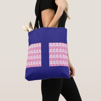 Roze en Witte Dolfijnen Tote Bag