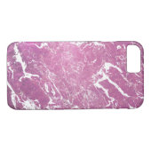 roze en witte draai marmer Case-Mate iPhone case (Achterkant (Horizontaal))