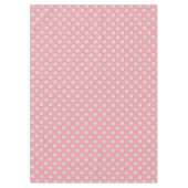 Roze en witte elegante tafelkleed met patroon (Voorkant)