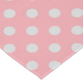 Roze en witte elegante tafelkleed met patroon (Gekanteld)