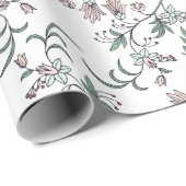 Roze en witte flaconhouder en drager voering cadeaupapier (Rol Hoek)