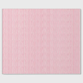 Roze en witte flamingo scheve strepen cadeaupapier (Vlak)
