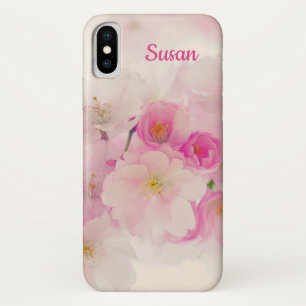 Roze en witte Floral Case-Mate iPhone Case