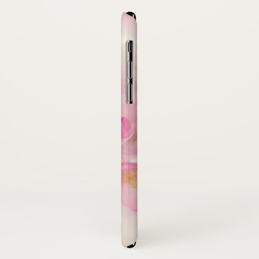 Roze en witte Floral Case-Mate iPhone Case (Achterkant/links)