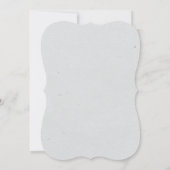 Roze en Witte Floral uitnodiging (Achterkant)