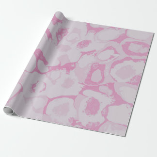 Roze en witte florale textiel cadeaupapier