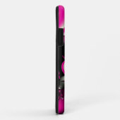 Roze en witte fractale iPhone hoesje (Achterkant/rechts)