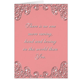 Roze en witte gegraveerde Moederdag