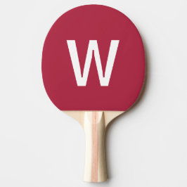 Roze en witte gepersonaliseerde pingpongbal tafeltennisbatje