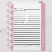 Roze en witte geplakt inkepjes (Voorkant / Achterkant)